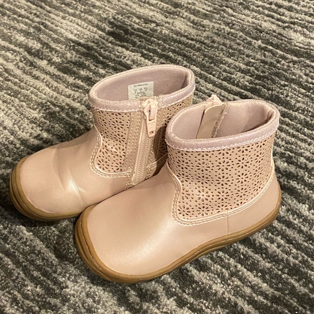 Stride Rite kids madison ankle boot toddler 5 pink